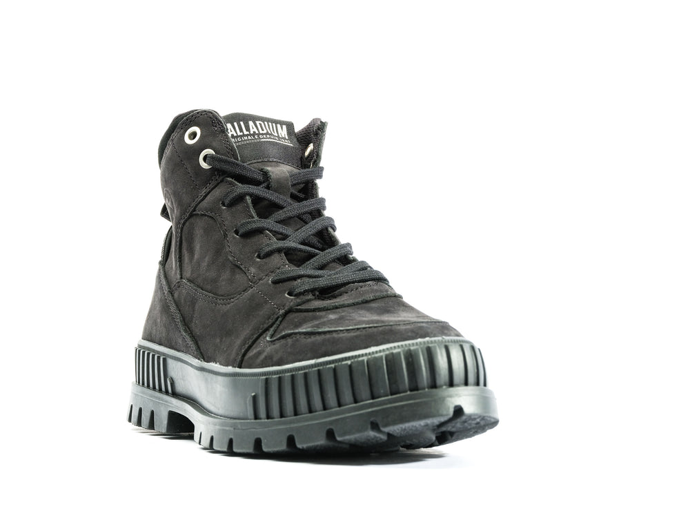 Zapatillas Palladium PALLASHOCK HI SNK Mujer Negras | Costa Rica-12806